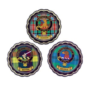 Scottish Clan Round Rubber Fridge Magnet