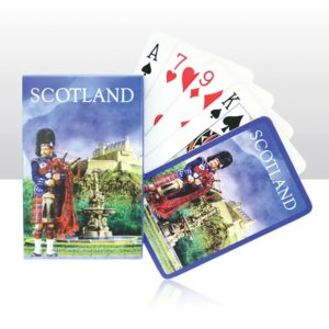 Scotland Piper Scene Playing Cards