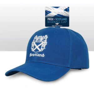 Scotland Crest Embroidered Blue Baseball Cap