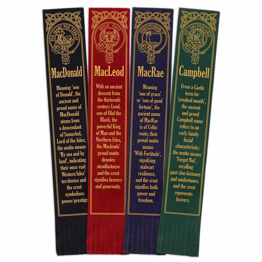 Clan Leather Bookmark