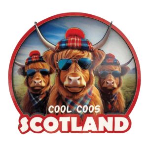 Cool Coos Silly Coos Wooden Layered Magnet