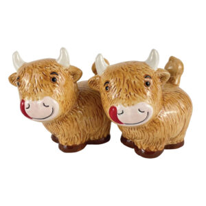 Highland Coos Cruet Set