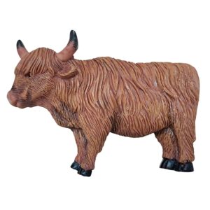Highland Cow Painted Resin Magnet