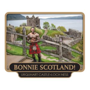 Urquhart Castle Wooden Layered Magnet