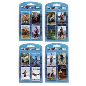 We Love Kilts 4 Magnet Set