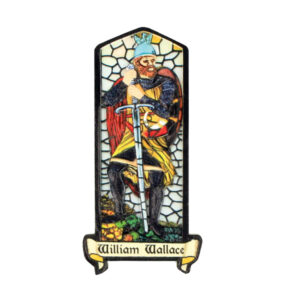 William Wallace Stained Glass Window Resin Magnet 1